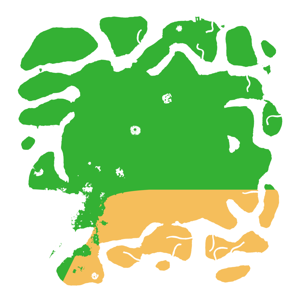 Biome Rust Map: Procedural Map, Size: 4500, Seed: 582297514