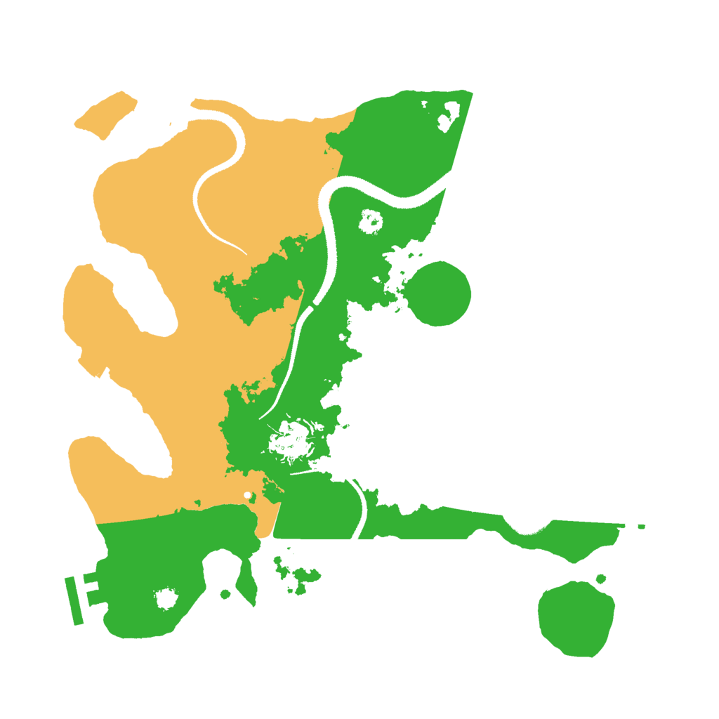 Biome Rust Map: Procedural Map, Size: 3000, Seed: 1663118775