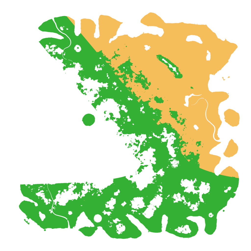 Biome Rust Map: Procedural Map, Size: 5500, Seed: 8750