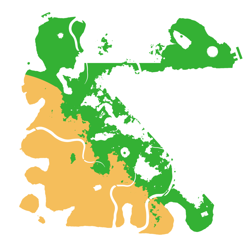 Biome Rust Map: Procedural Map, Size: 4050, Seed: 935845588