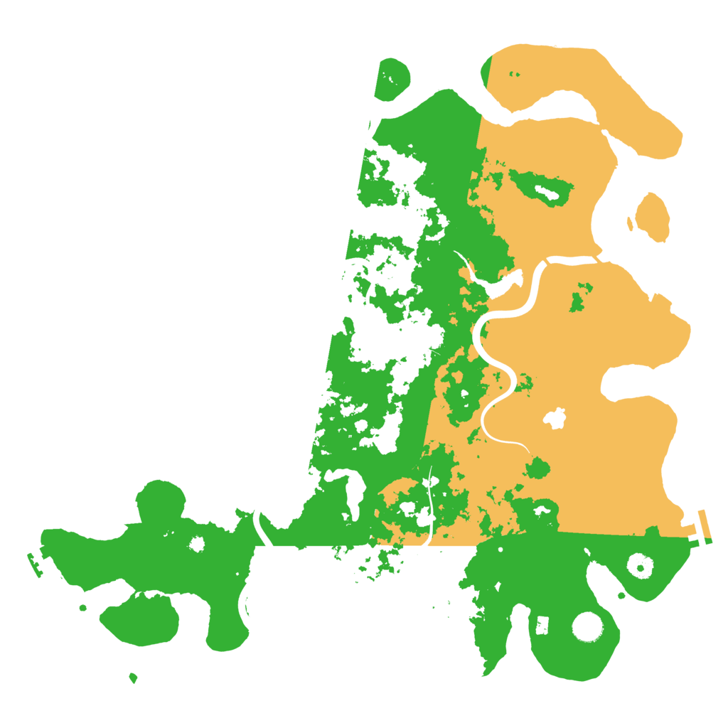Biome Rust Map: Procedural Map, Size: 4250, Seed: 11733