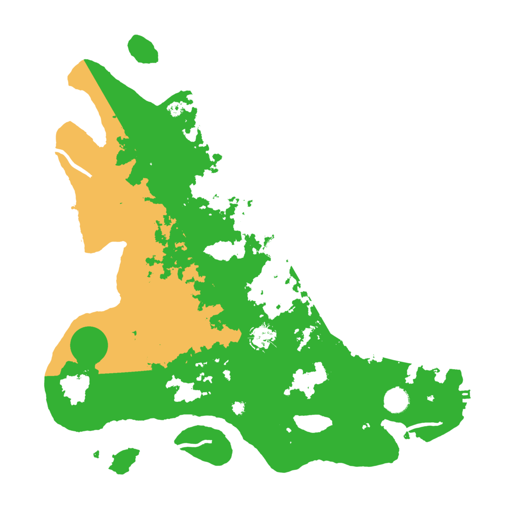 Biome Rust Map: Procedural Map, Size: 3600, Seed: 581842669