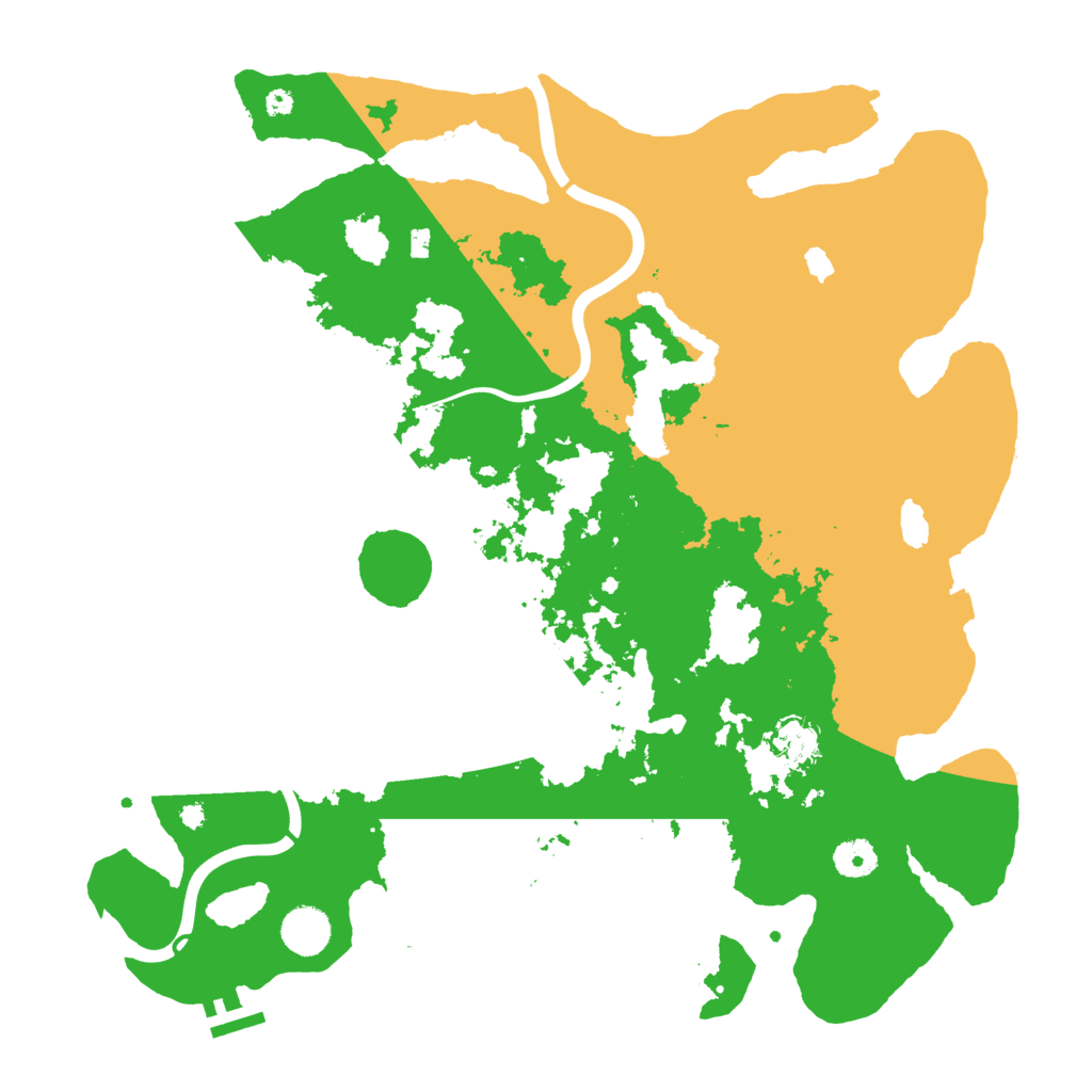 Biome Rust Map: Procedural Map, Size: 4000, Seed: 820495563