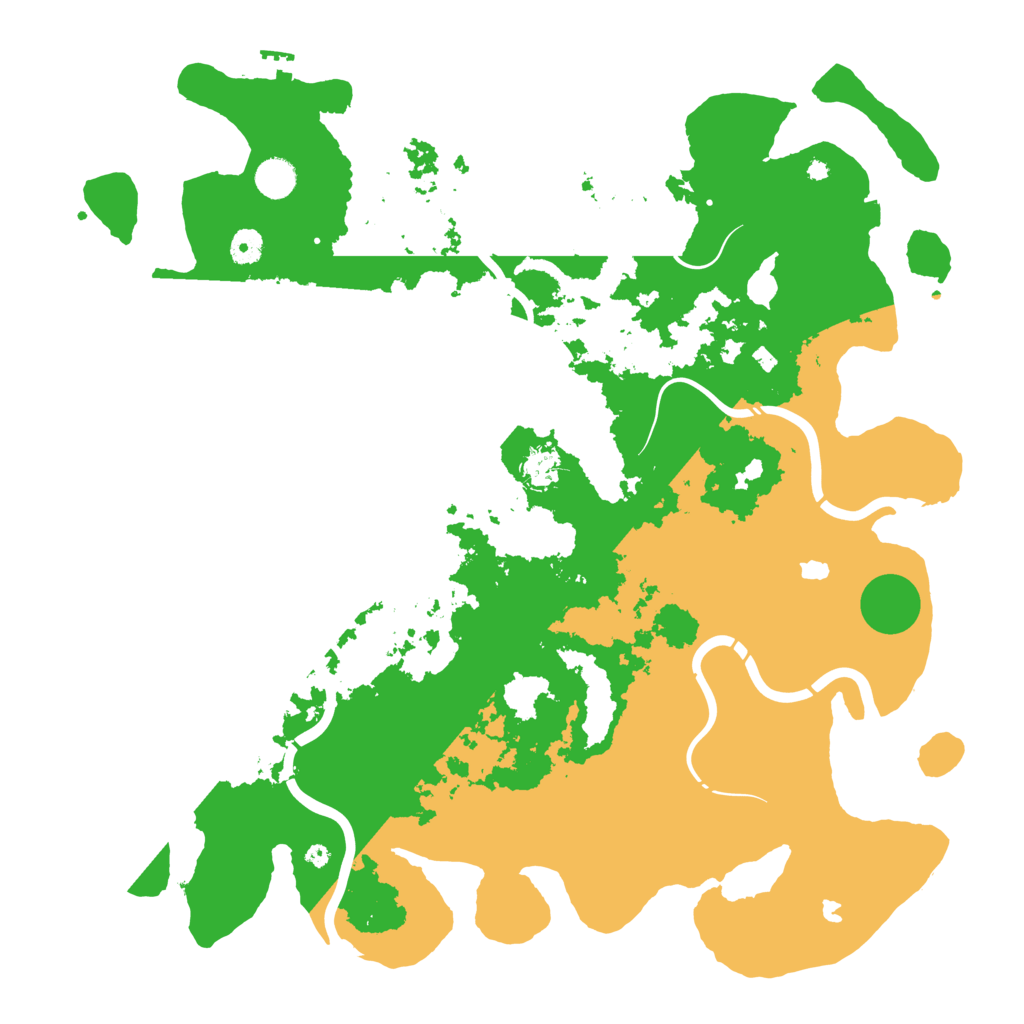 Biome Rust Map: Procedural Map, Size: 4500, Seed: 870924