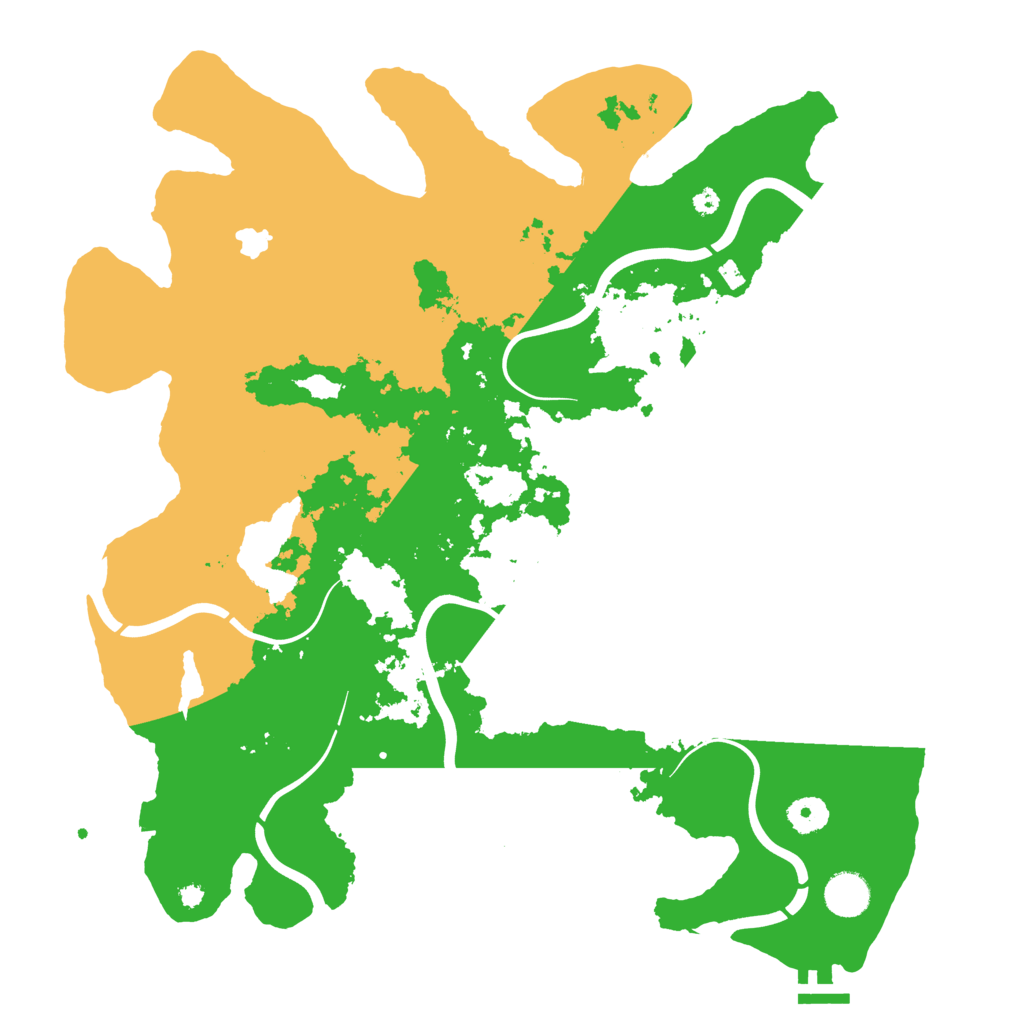Biome Rust Map: Procedural Map, Size: 4000, Seed: 425448769