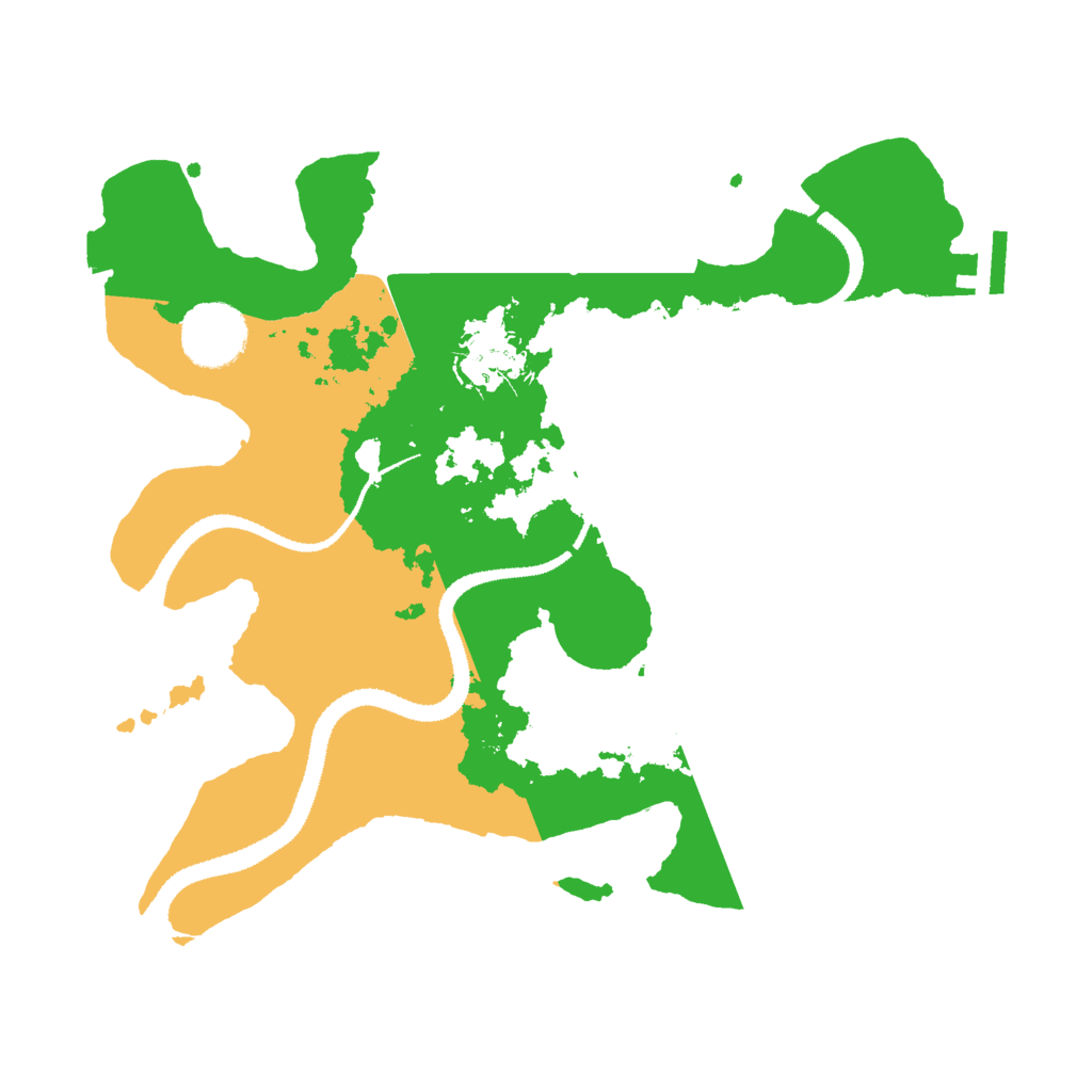 Biome Rust Map: Procedural Map, Size: 3000, Seed: 1740020165