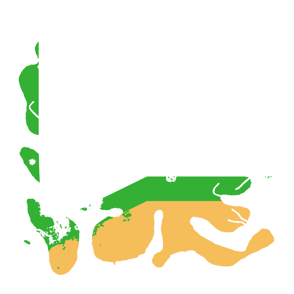 Biome Rust Map: Procedural Map, Size: 3950, Seed: 1093467565