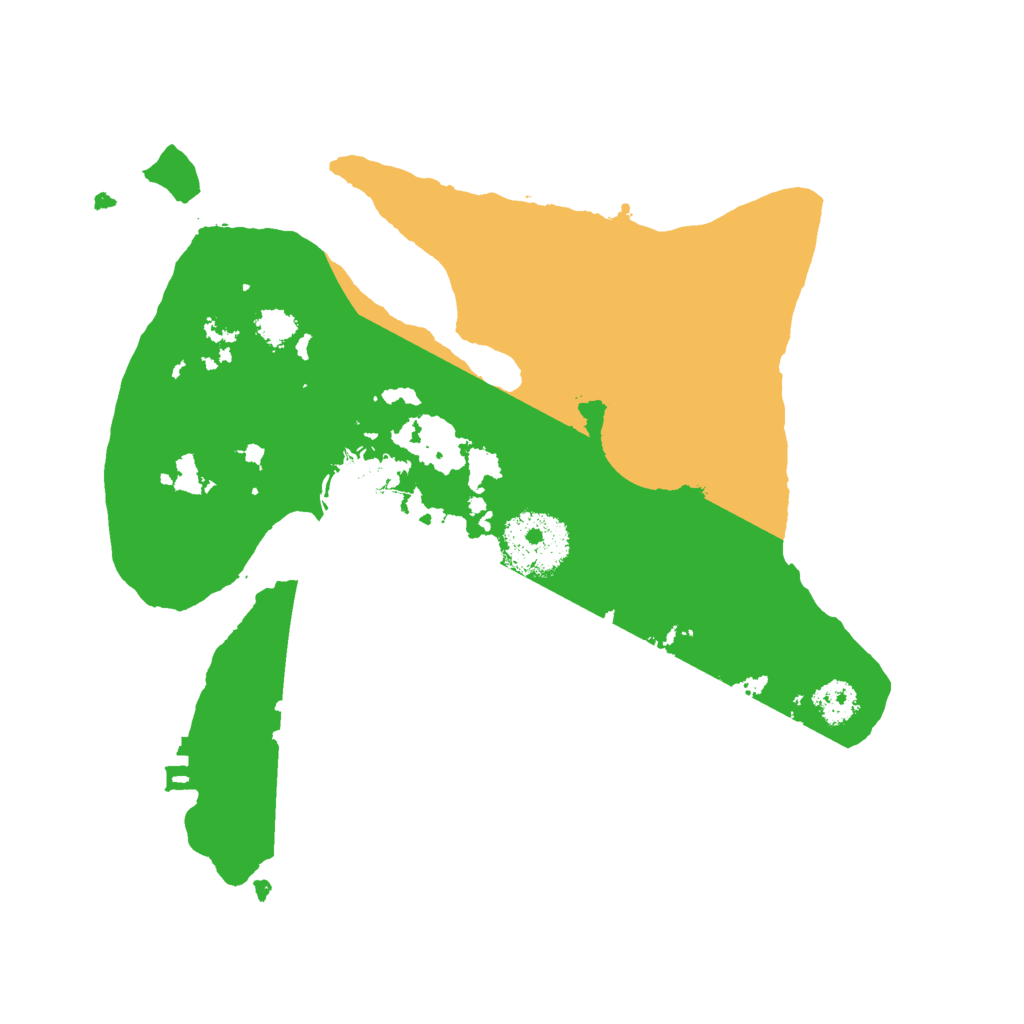 Biome Rust Map: Procedural Map, Size: 2500, Seed: 63086301