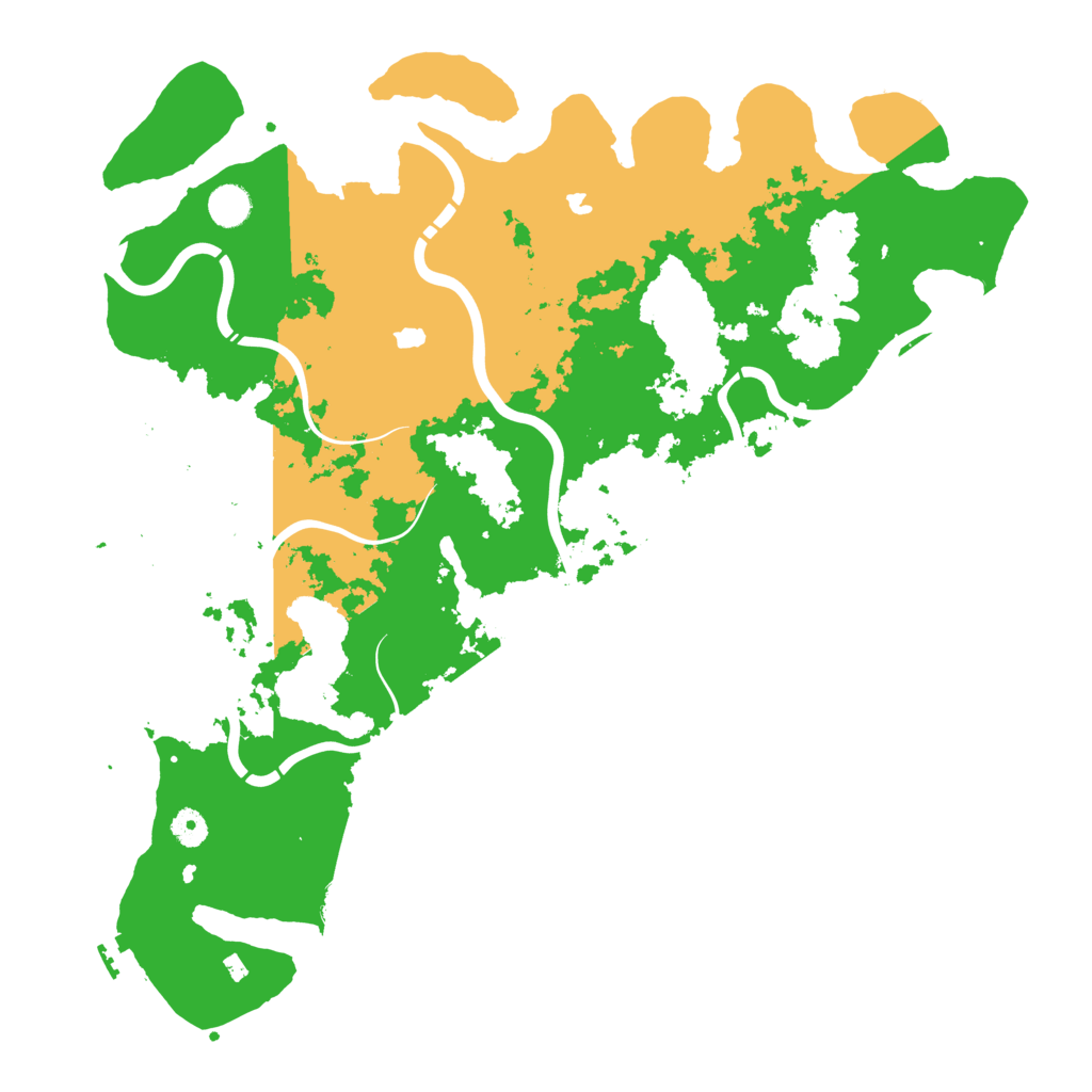 Biome Rust Map: Procedural Map, Size: 4500, Seed: 1010594789