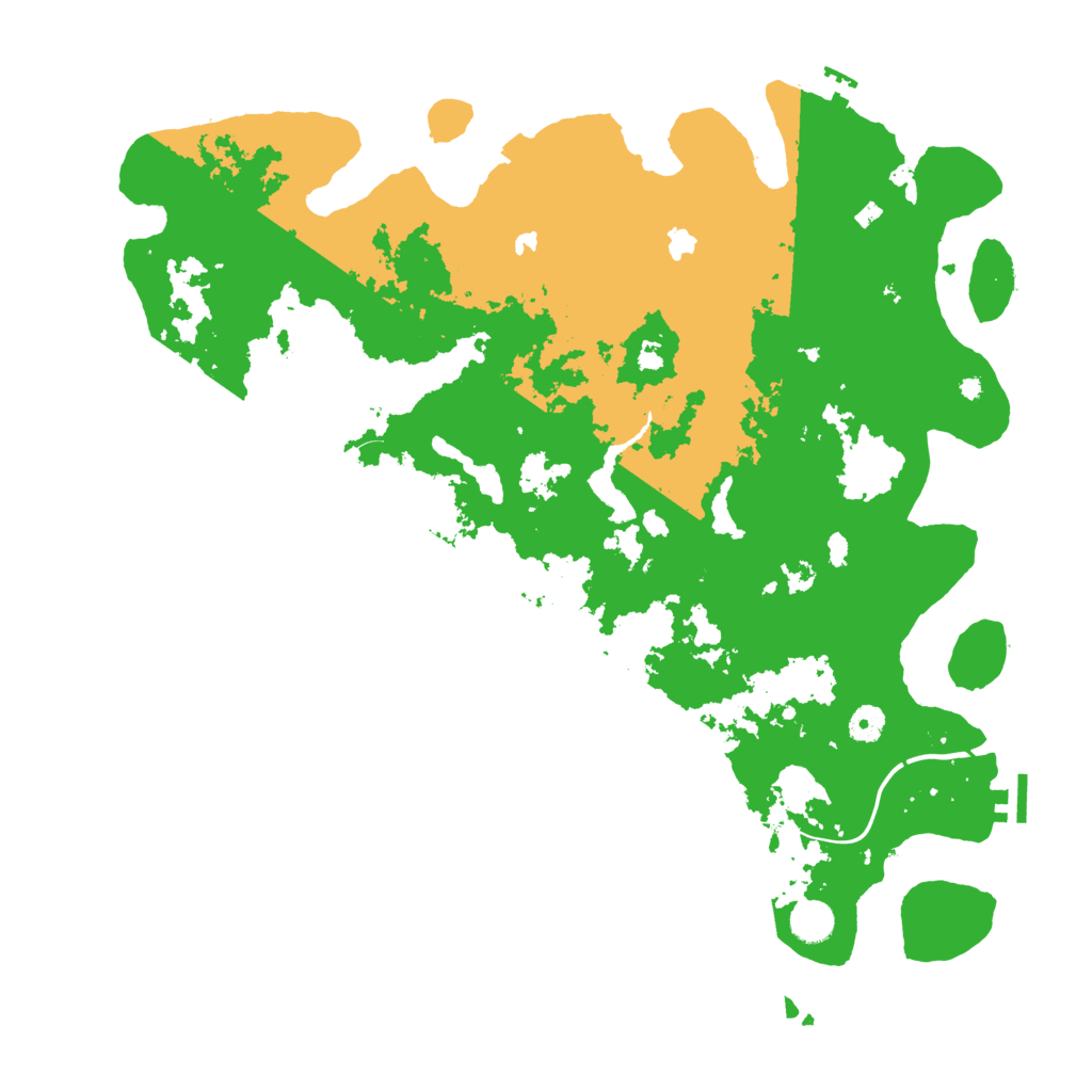 Biome Rust Map: Procedural Map, Size: 4500, Seed: 1041181120