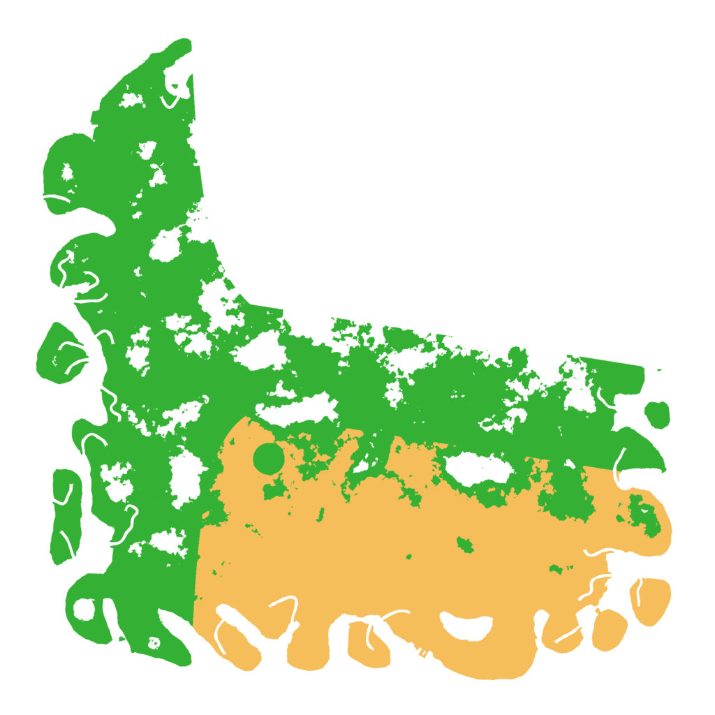 Biome Rust Map: Procedural Map, Size: 6000, Seed: 10110101