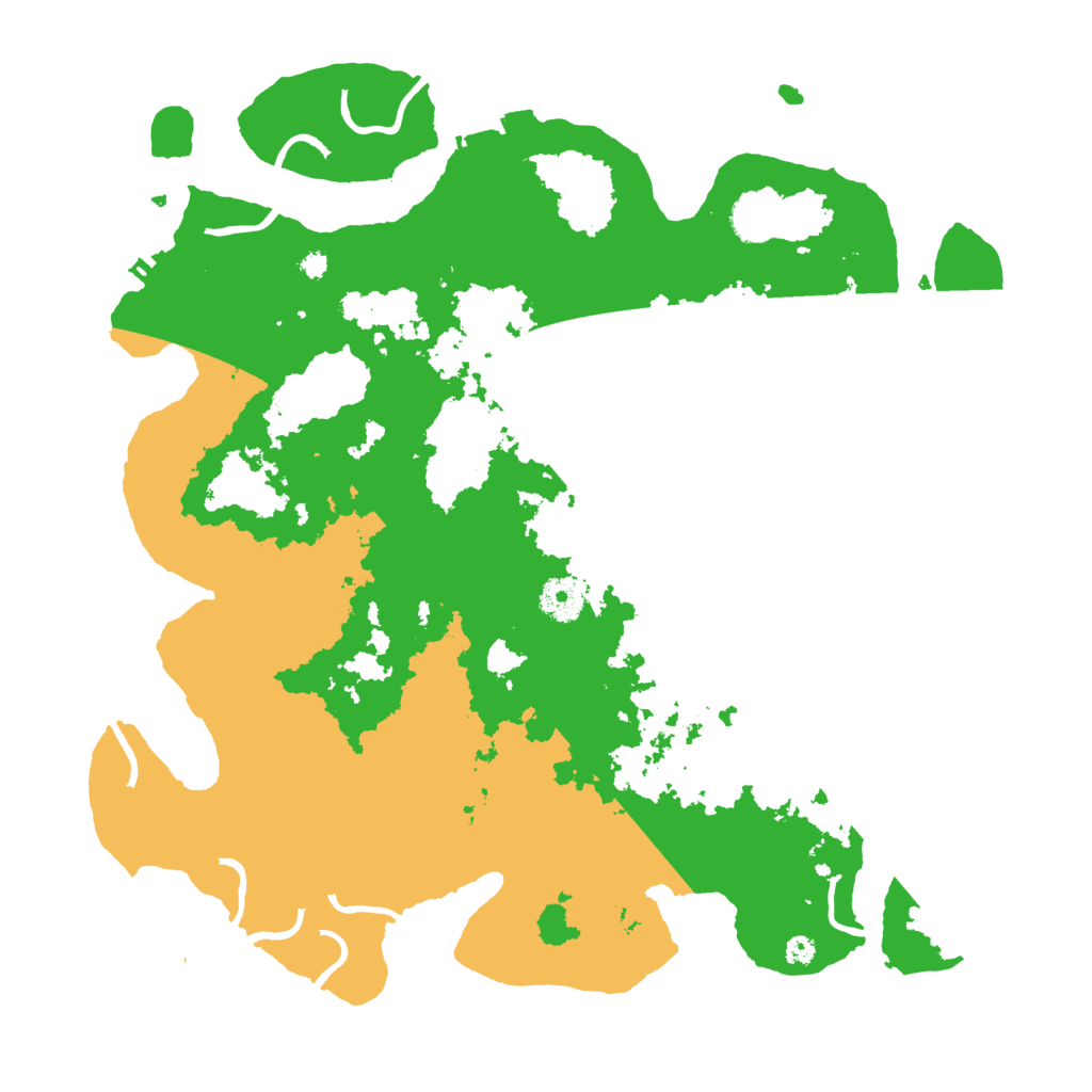Biome Rust Map: Procedural Map, Size: 3800, Seed: 613208490