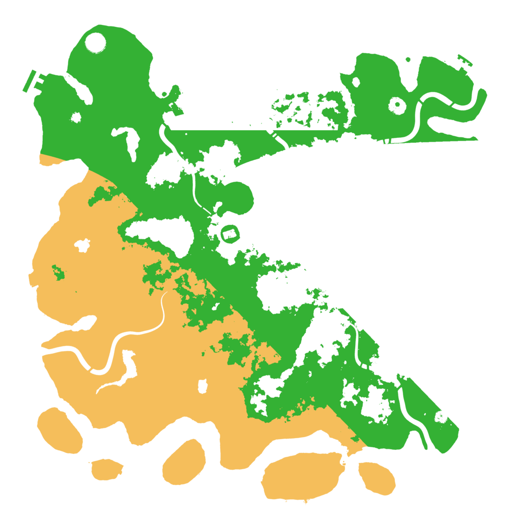 Biome Rust Map: Procedural Map, Size: 4500, Seed: 333268906