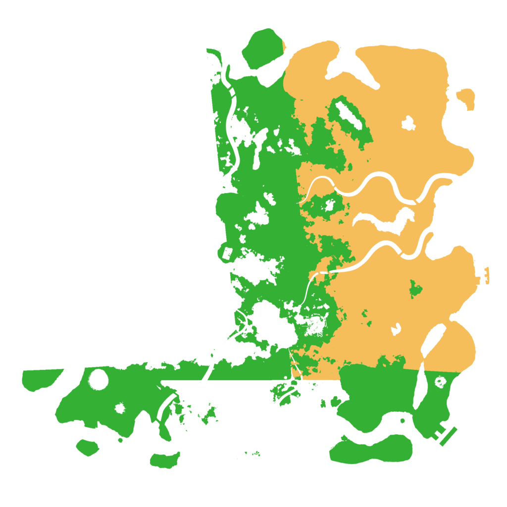 Biome Rust Map: Procedural Map, Size: 4500, Seed: 650805423