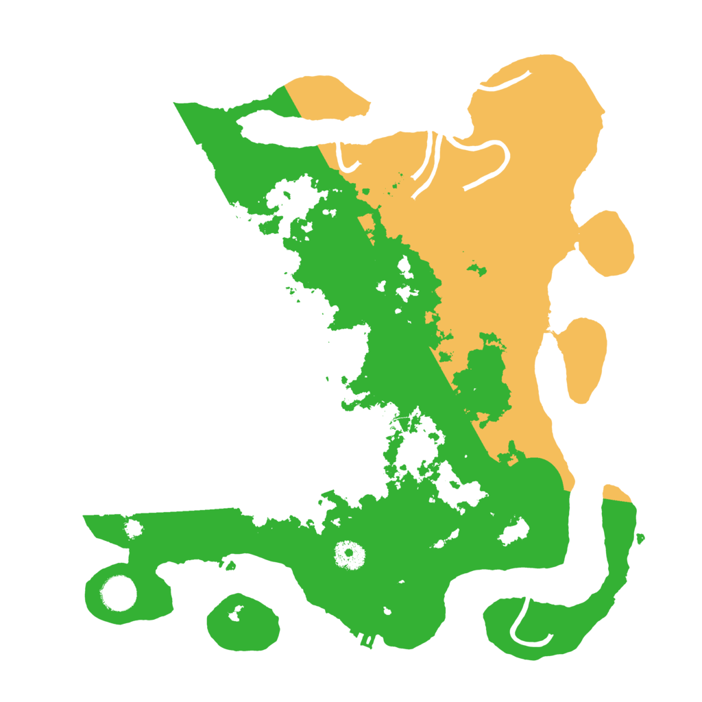 Biome Rust Map: Procedural Map, Size: 3500, Seed: 1524999592