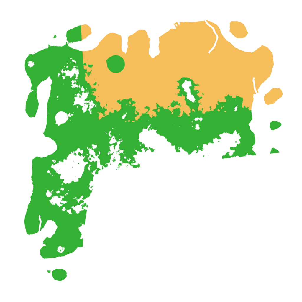 Biome Rust Map: Procedural Map, Size: 4500, Seed: 164827682