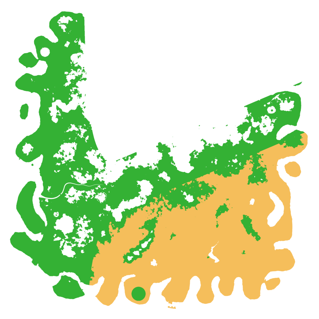 Biome Rust Map: Procedural Map, Size: 6000, Seed: 1925542196
