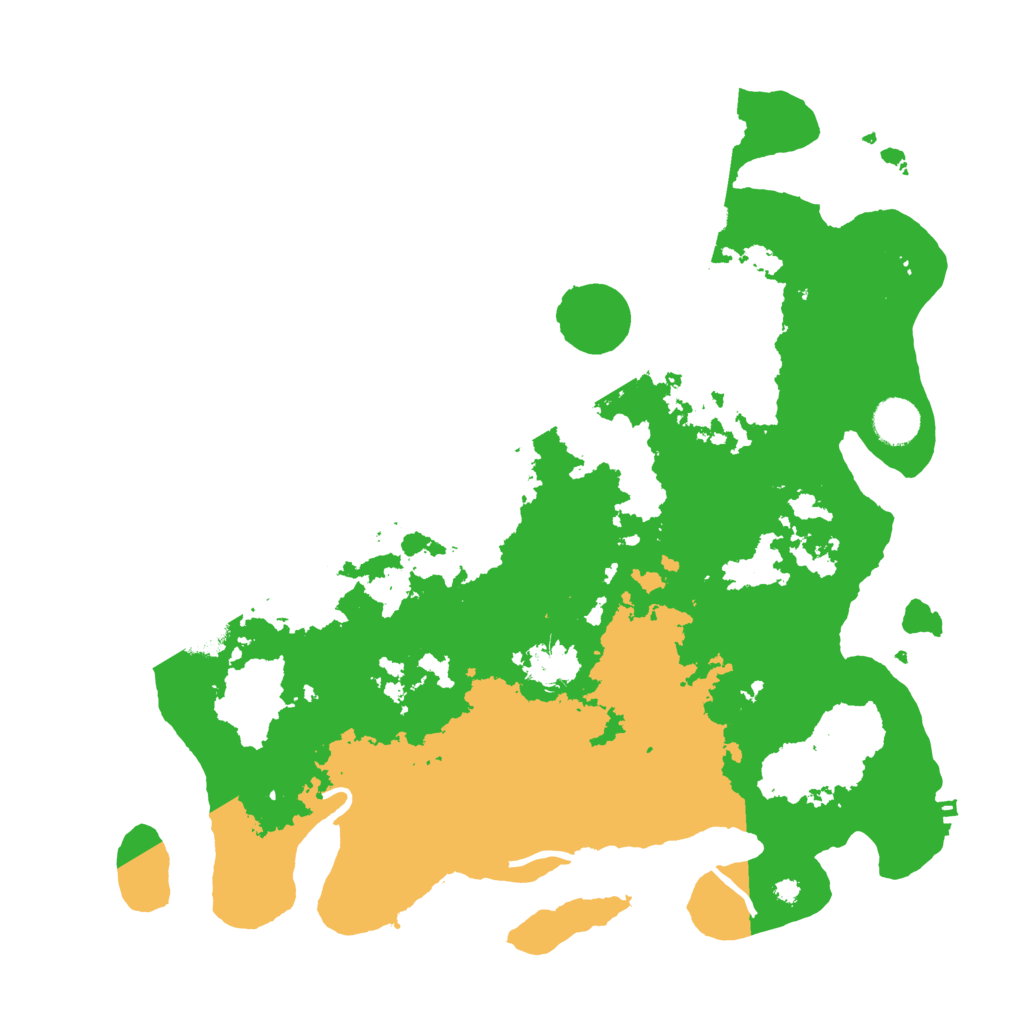 Biome Rust Map: Procedural Map, Size: 3850, Seed: 546631881