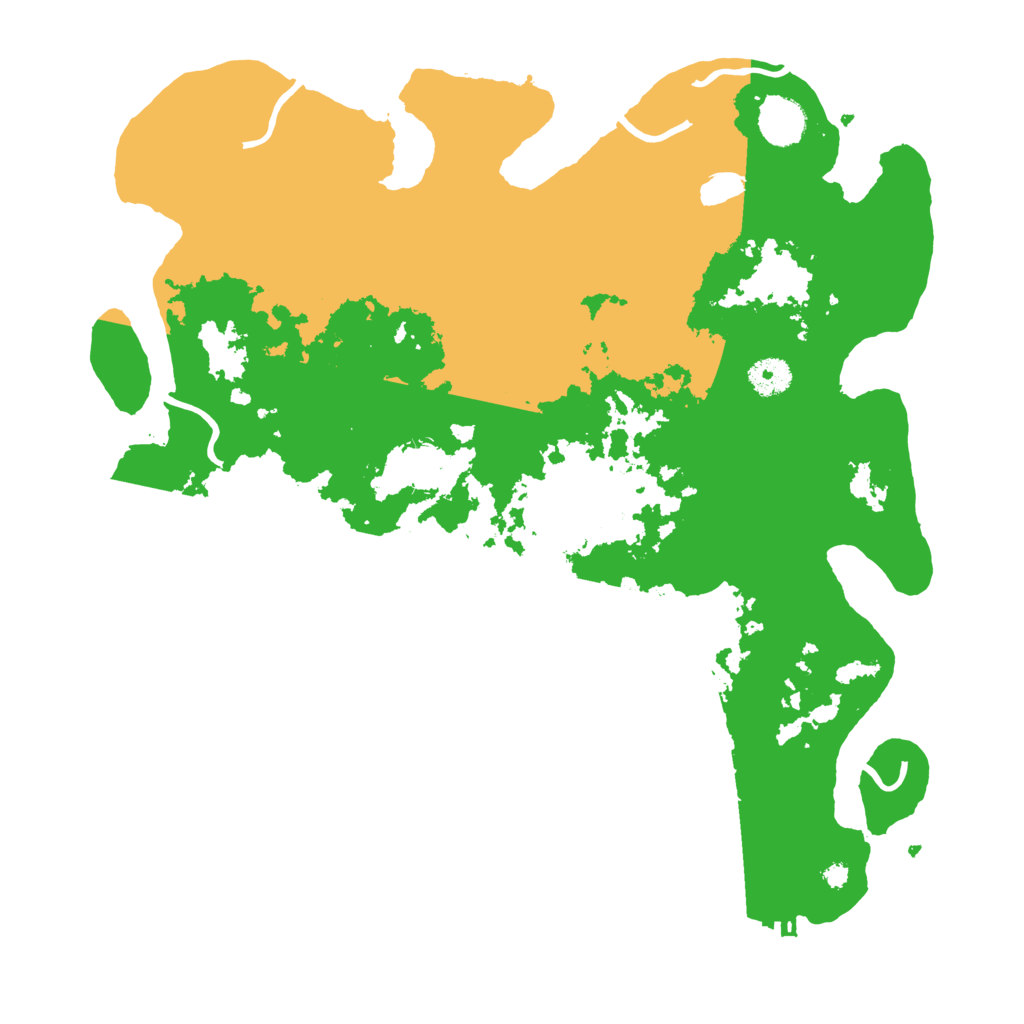 Biome Rust Map: Procedural Map, Size: 3850, Seed: 1241829046