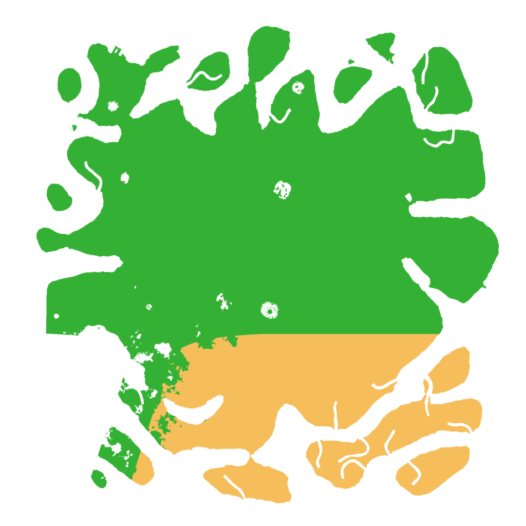 Biome Rust Map: Procedural Map, Size: 4600, Seed: 5984613