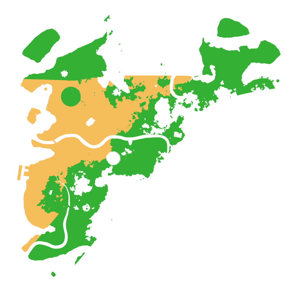 Biome Rust Map: Procedural Map, Size: 4050, Seed: 1234330932