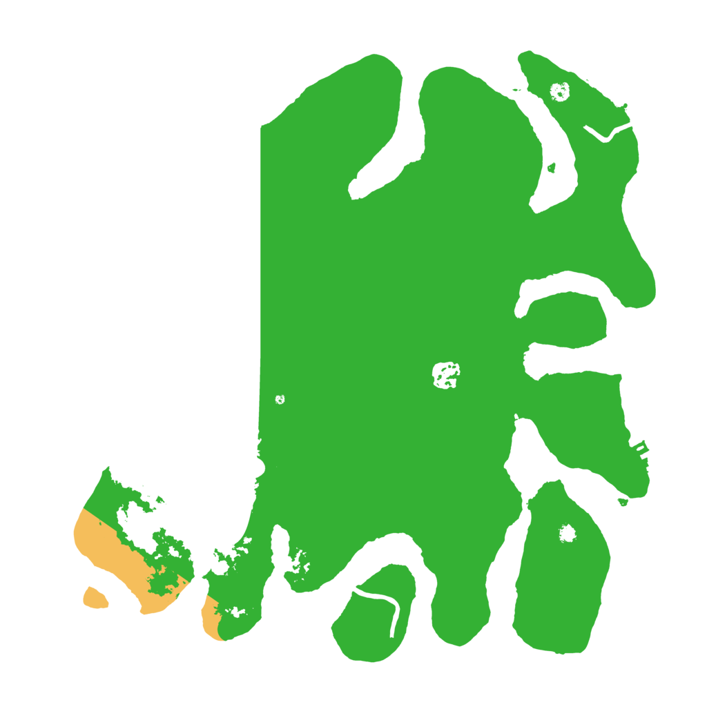 Biome Rust Map: Procedural Map, Size: 3700, Seed: 2038008432