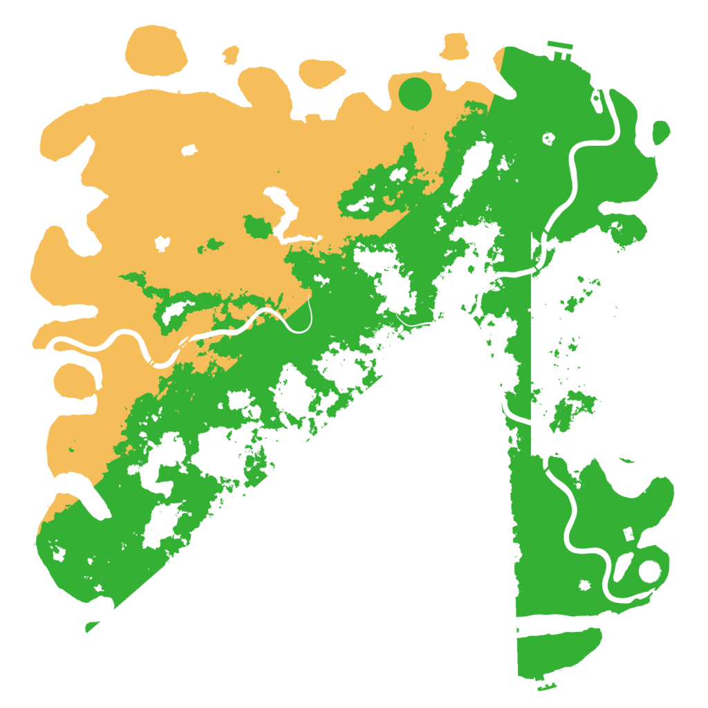 Biome Rust Map: Procedural Map, Size: 5655, Seed: 5000001