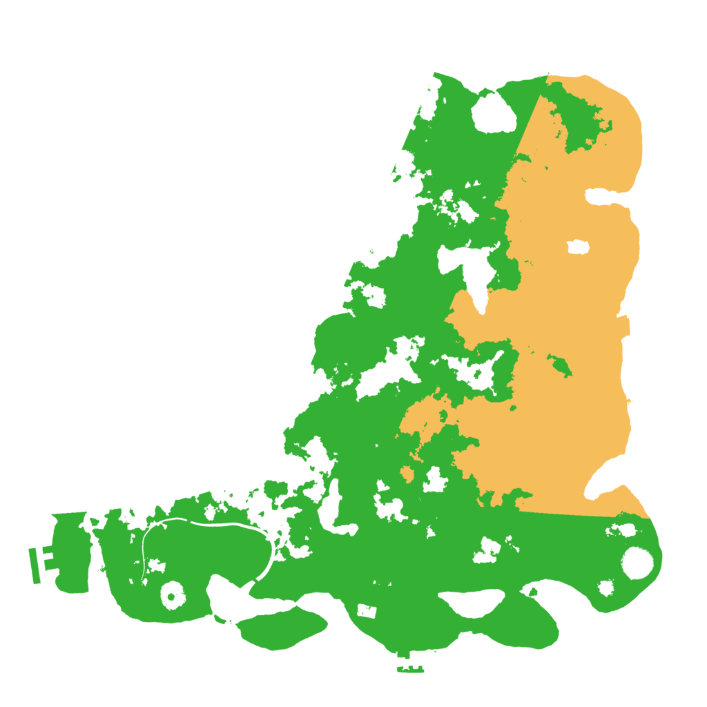 Biome Rust Map: Procedural Map, Size: 4000, Seed: 68471