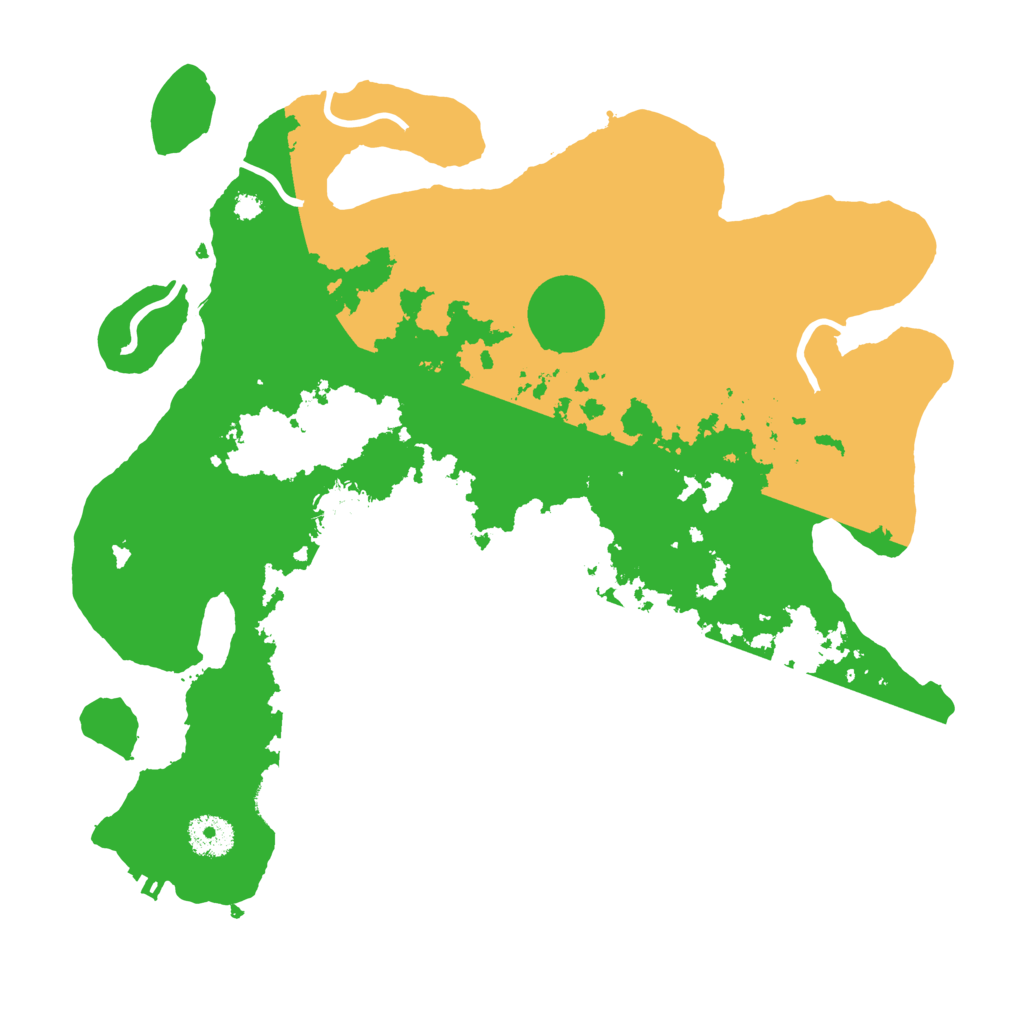 Biome Rust Map: Procedural Map, Size: 3500, Seed: 1964465316