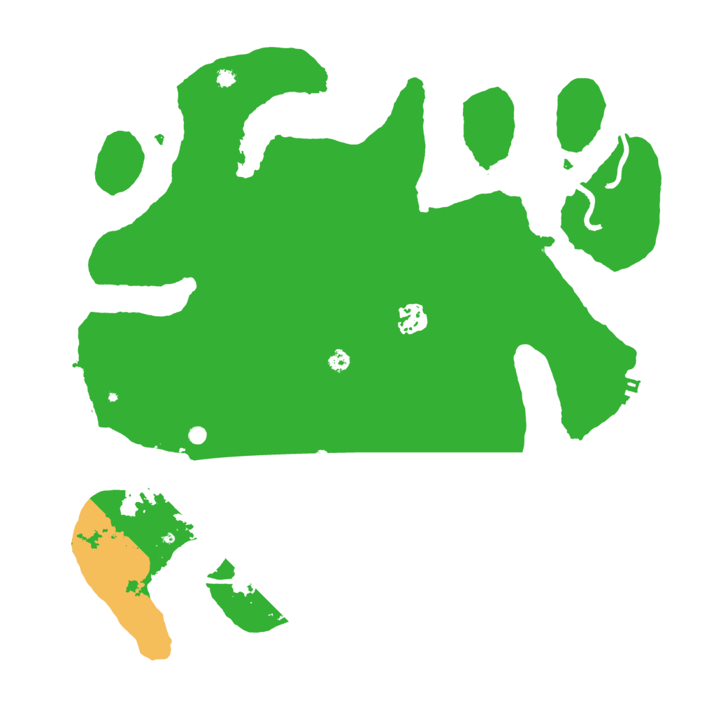 Biome Rust Map: Procedural Map, Size: 3500, Seed: 2427643