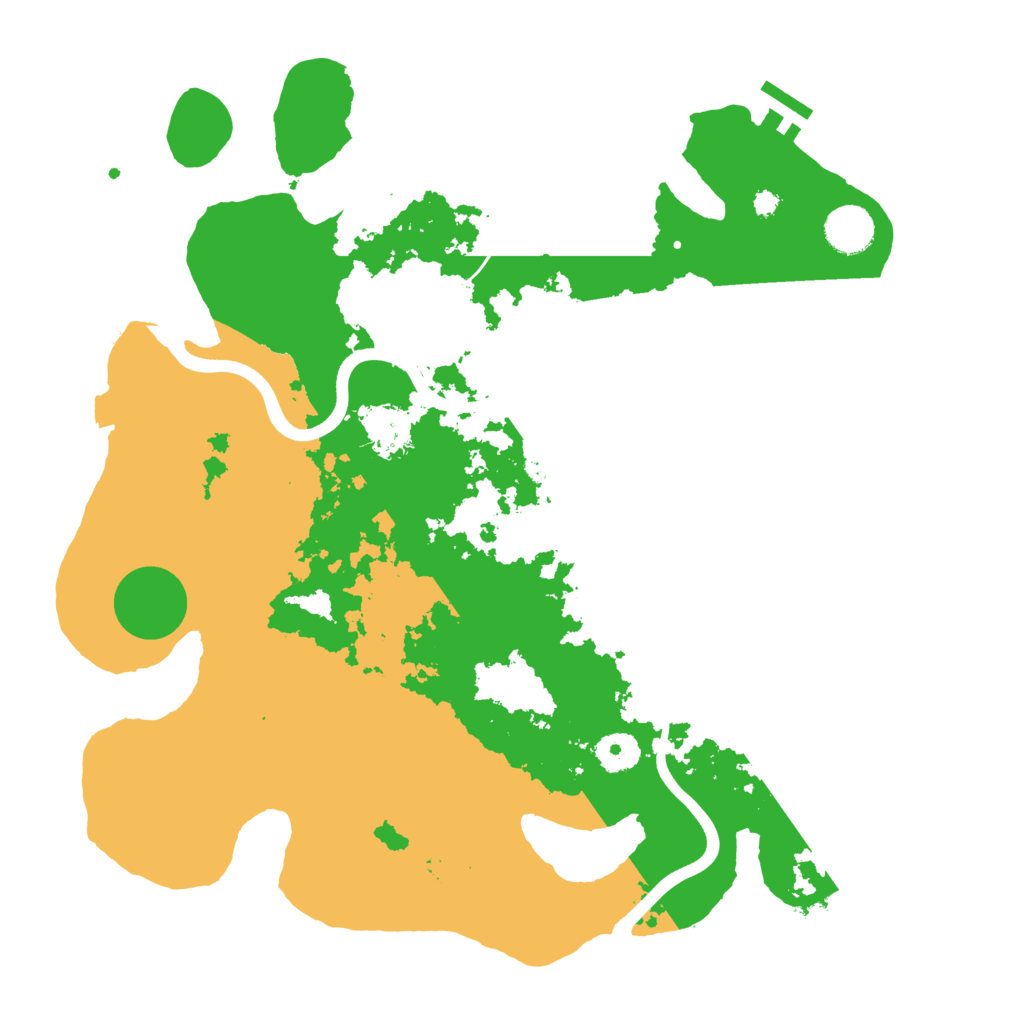 Biome Rust Map: Procedural Map, Size: 3700, Seed: 1322367263