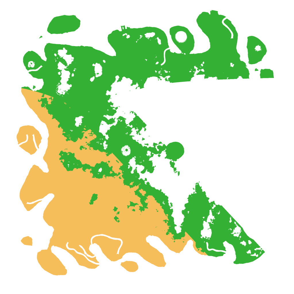 Biome Rust Map: Procedural Map, Size: 4500, Seed: 1709044275