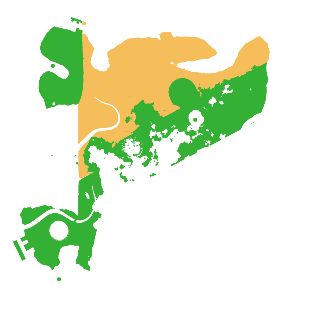 Biome Rust Map: Procedural Map, Size: 3000, Seed: 2086201