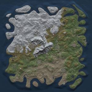 Thumbnail Rust Map: Procedural Map, Size: 5000, Seed: 952339001, 19 Monuments