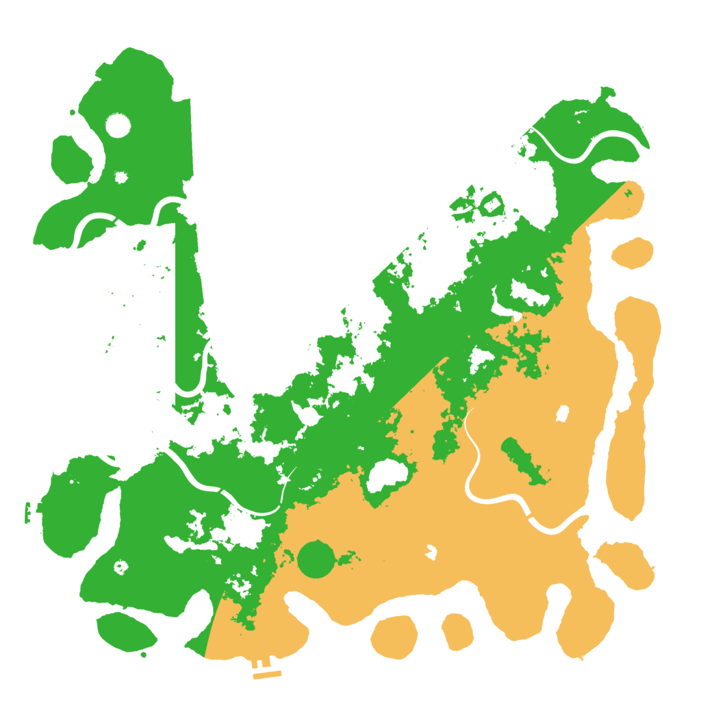 Biome Rust Map: Procedural Map, Size: 5000, Seed: 348845034