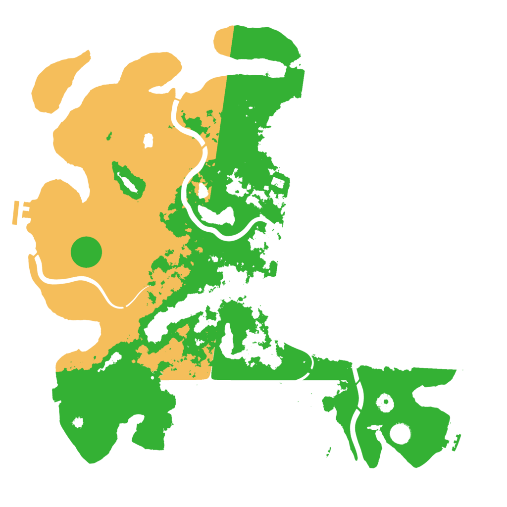 Biome Rust Map: Procedural Map, Size: 4300, Seed: 981263387