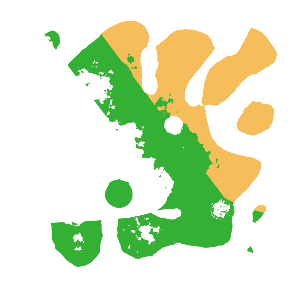 Biome Rust Map: Barren, Size: 3000, Seed: 1262038207