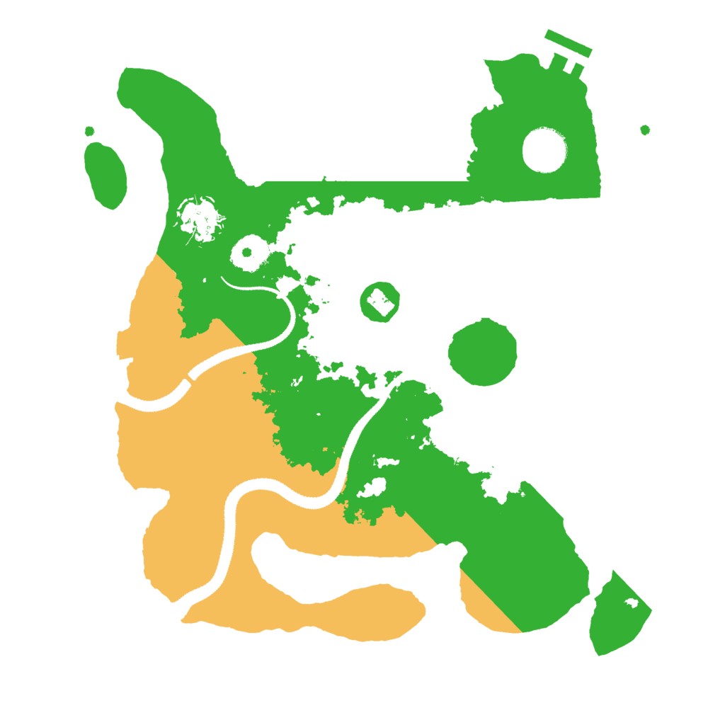 Biome Rust Map: Procedural Map, Size: 3000, Seed: 322698360