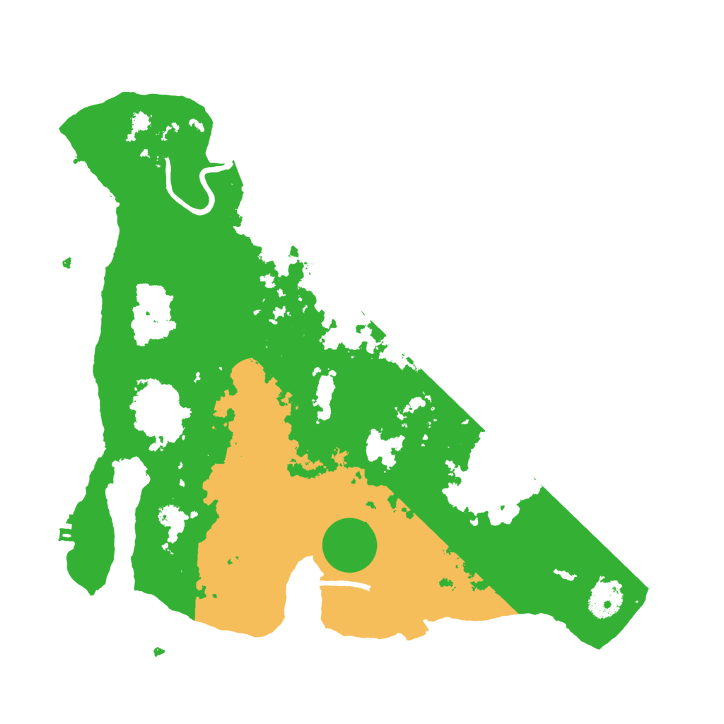 Biome Rust Map: Procedural Map, Size: 3500, Seed: 228818239