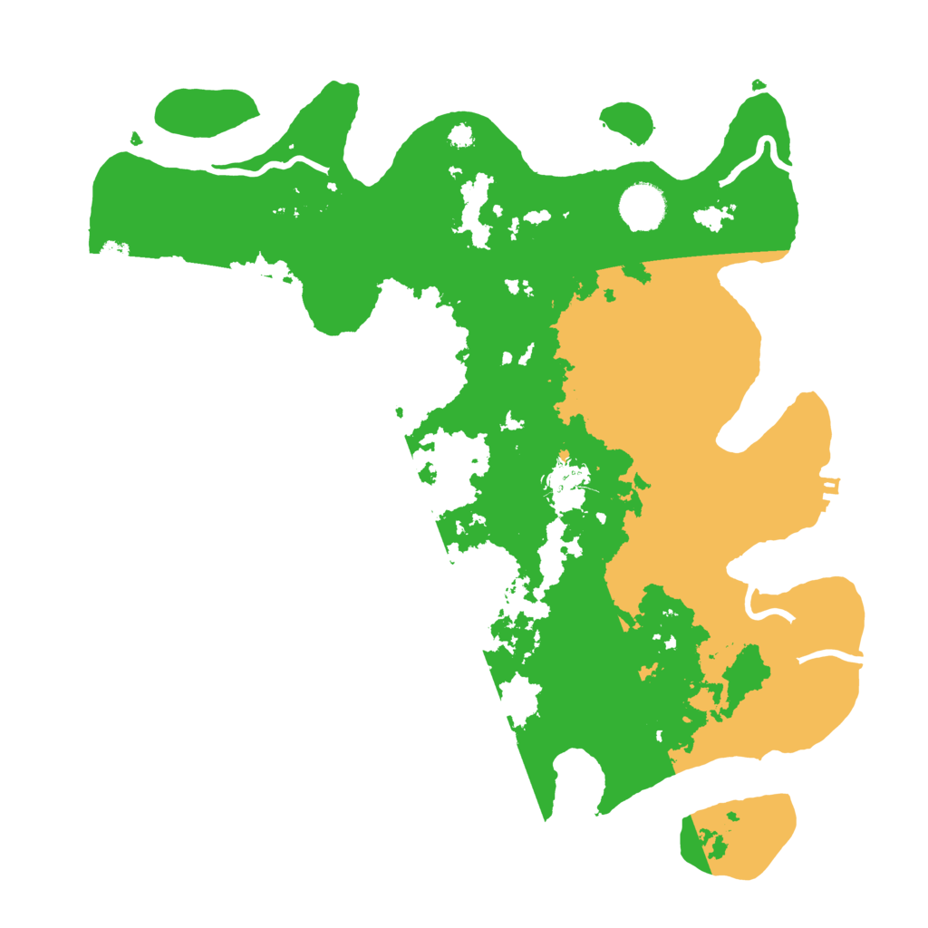 Biome Rust Map: Procedural Map, Size: 3500, Seed: 818385330
