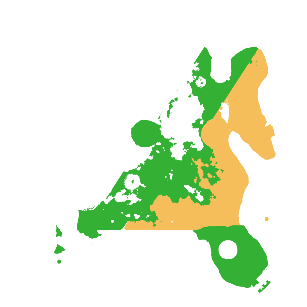 Biome Rust Map: Procedural Map, Size: 3000, Seed: 951009