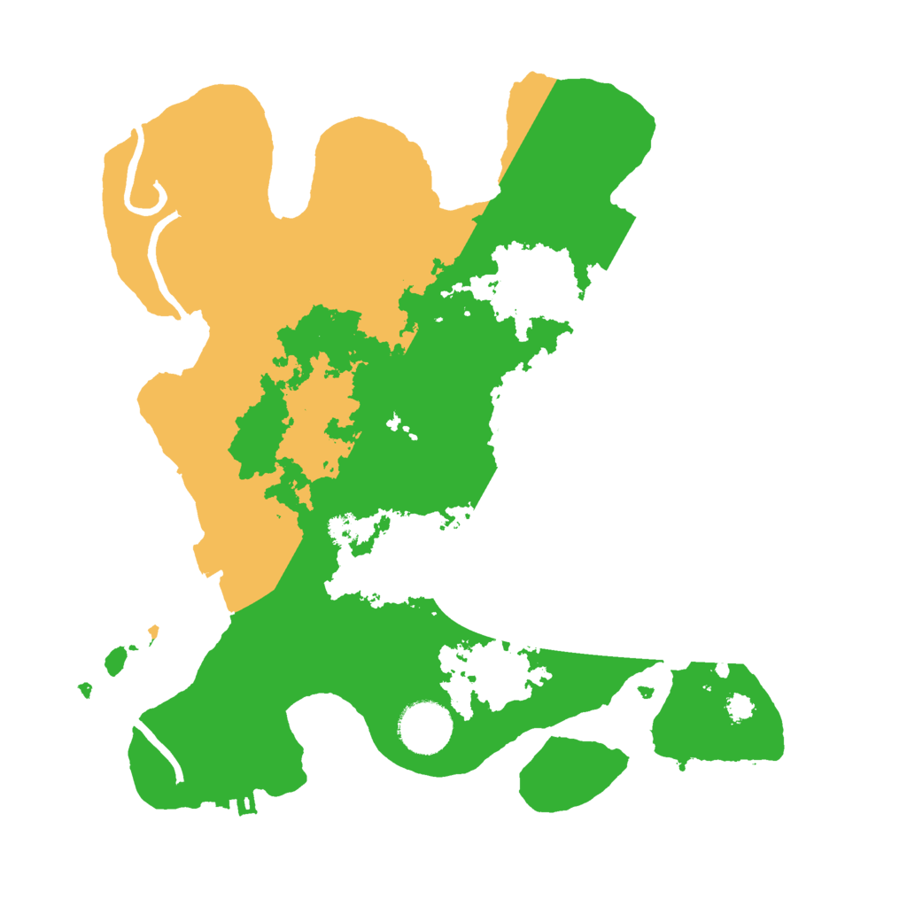 Biome Rust Map: Procedural Map, Size: 3000, Seed: 751636