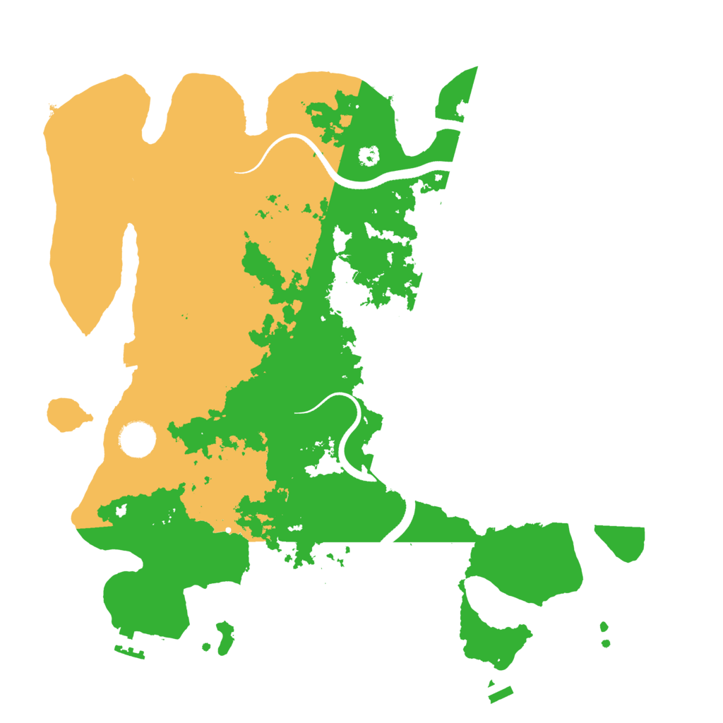 Biome Rust Map: Procedural Map, Size: 3500, Seed: 1145584418