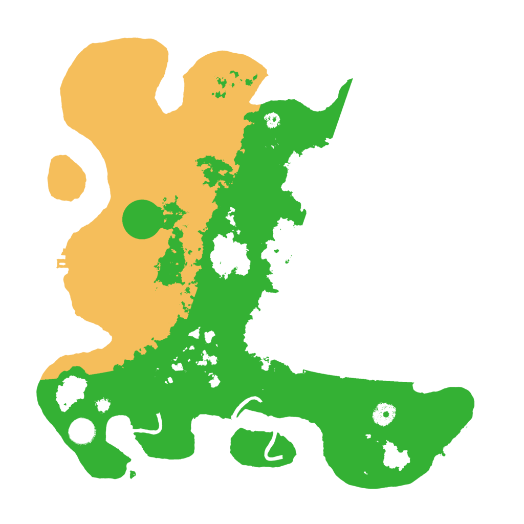 Biome Rust Map: Procedural Map, Size: 3500, Seed: 673499291