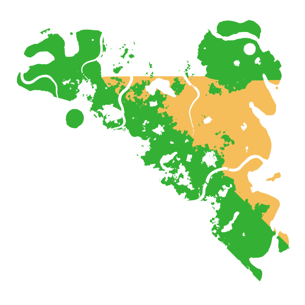 Biome Rust Map: Procedural Map, Size: 4500, Seed: 91297294