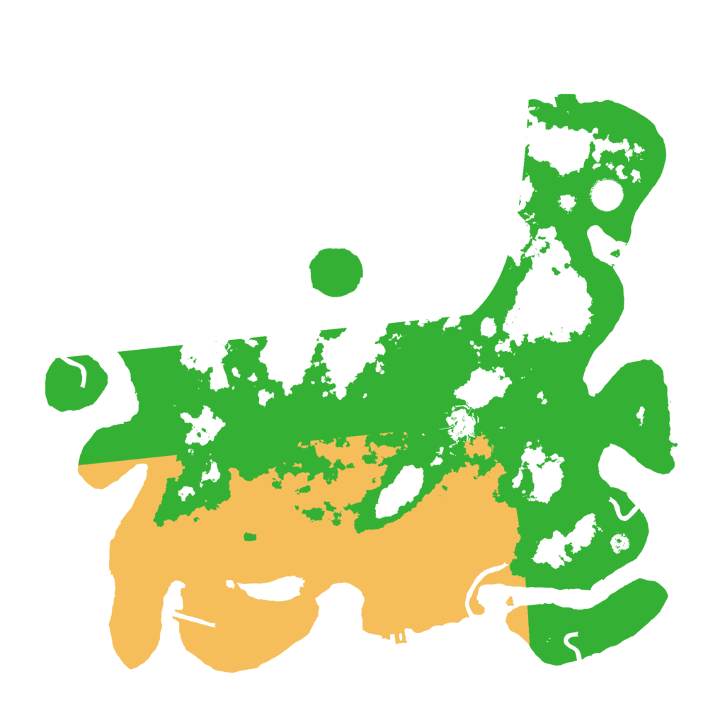 Biome Rust Map: Procedural Map, Size: 4000, Seed: 1231231434