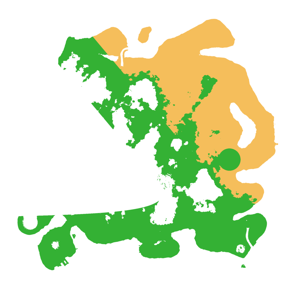 Biome Rust Map: Procedural Map, Size: 3500, Seed: 2042626688