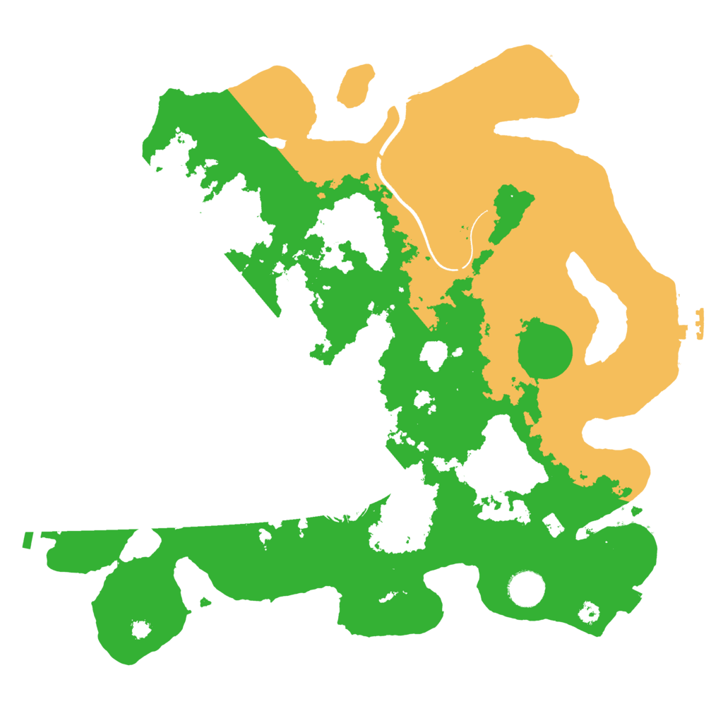 Biome Rust Map: Procedural Map, Size: 3500, Seed: 2042626688