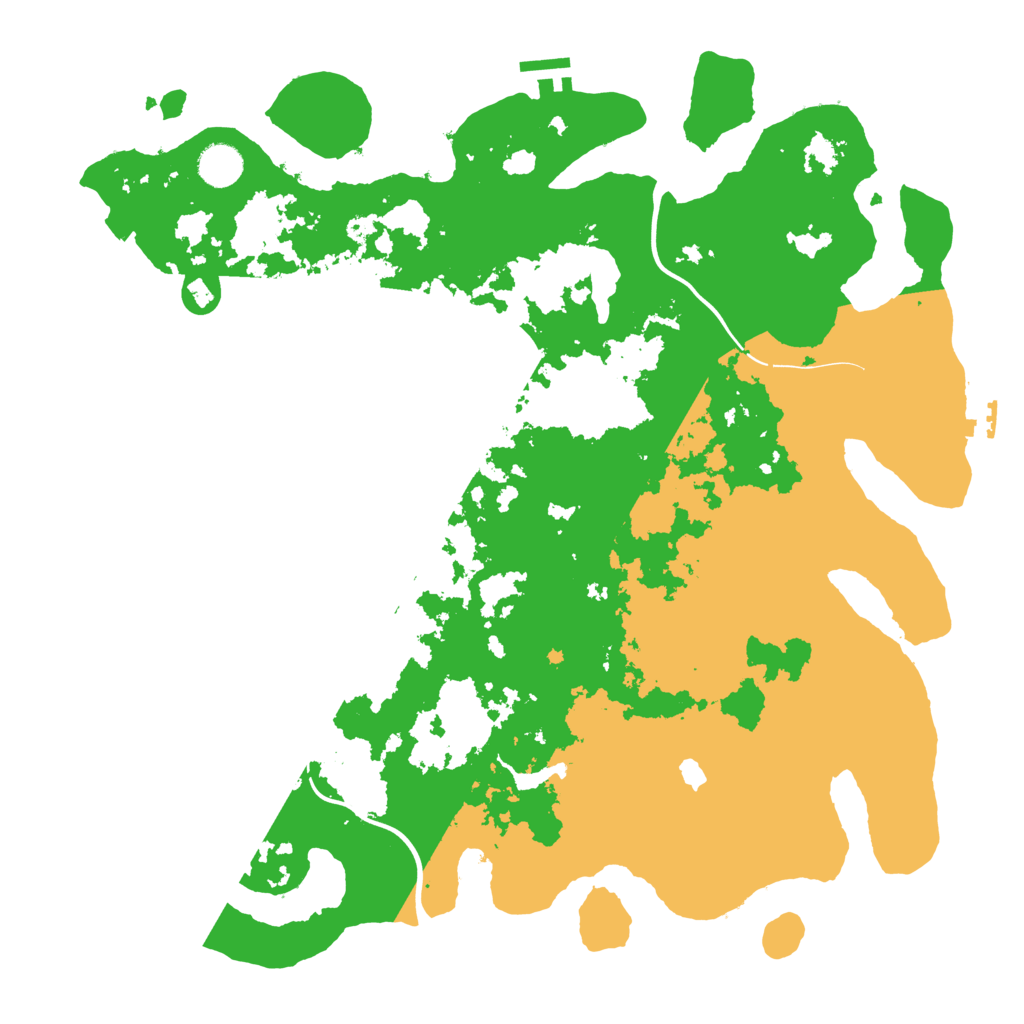 Biome Rust Map: Procedural Map, Size: 4100, Seed: 1106514995