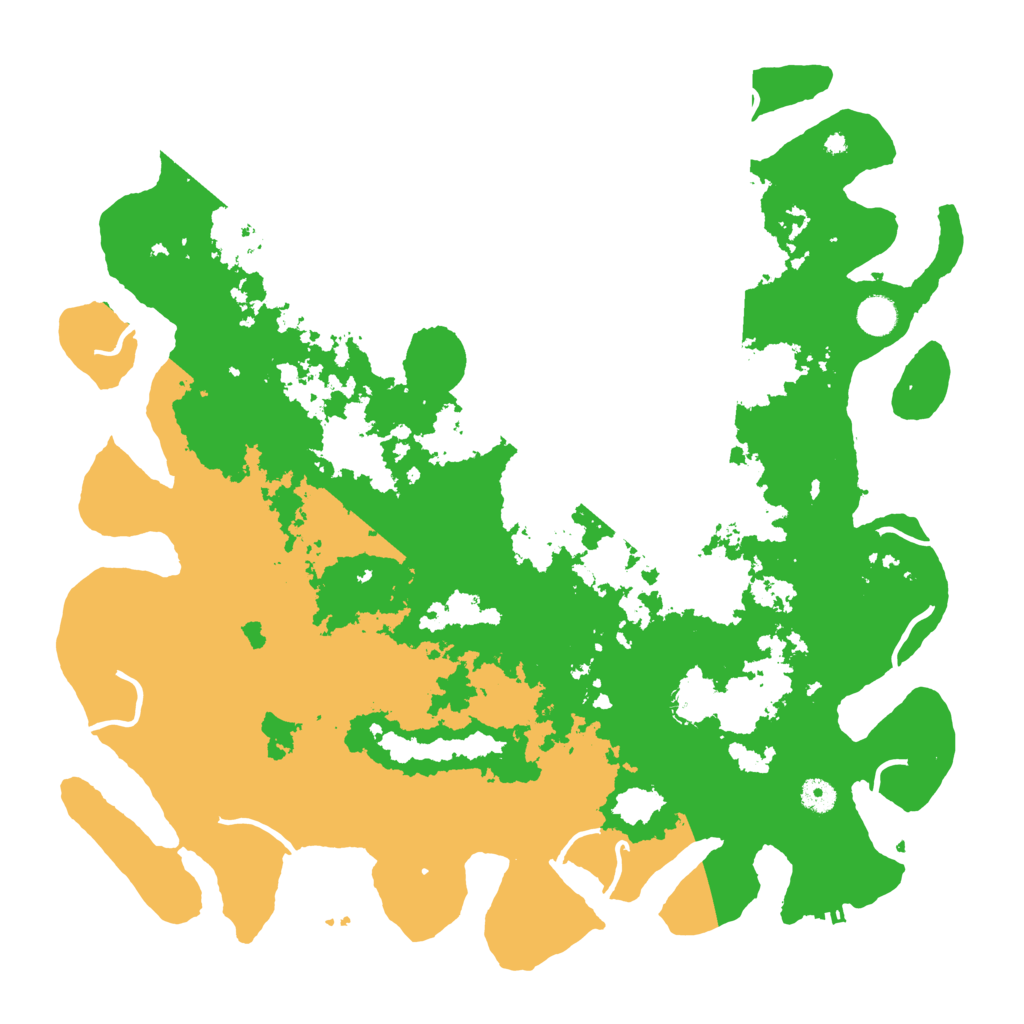 Biome Rust Map: Procedural Map, Size: 4500, Seed: 1151180854